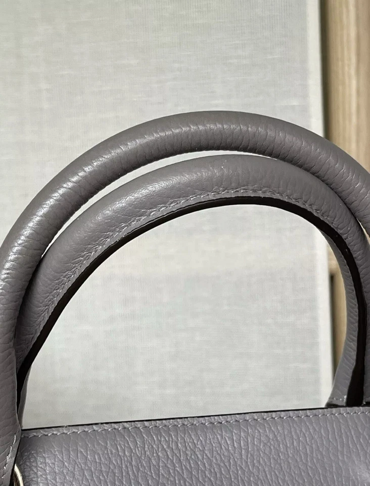 Modalu London grey leather handbag shoulder bag - Image 4 of 4