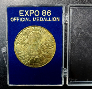 EXPO'86 バンクーバー 記念メダル 硬貨 万博 公式 メダリオン