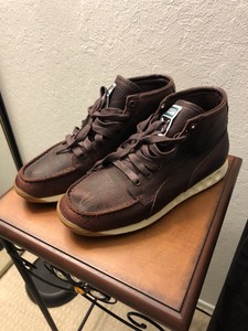 puma tenis hombre marron