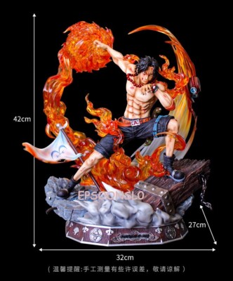 コミック・アニメ Portgas D Ace Fire Statue 42cm Base s-l400.jpg