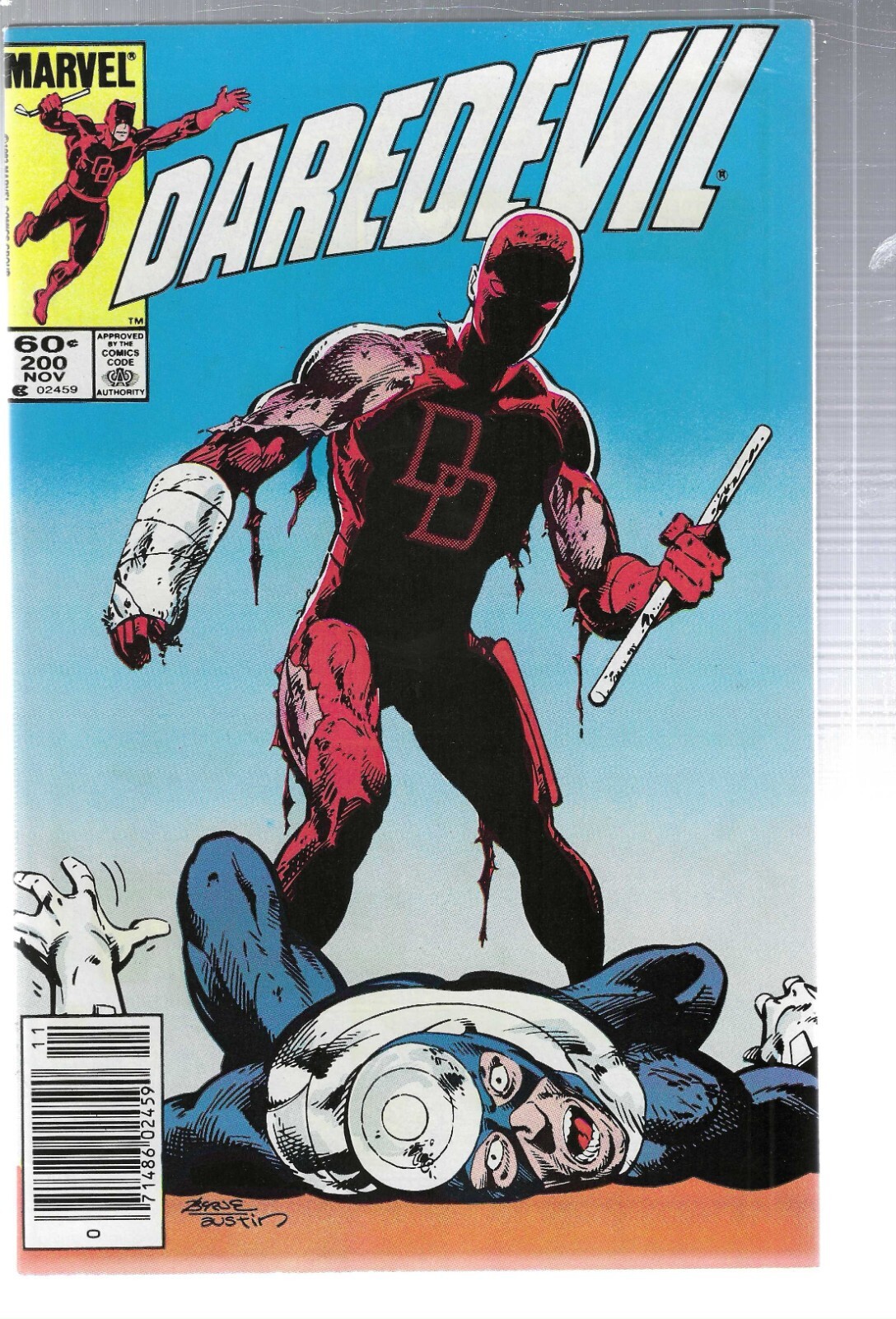 DAREDEVIL #200 MARVEL 1983 NEWSSTAND 9.4/NM JOHN BYRNE COVER AND ART SHIPS FAST!