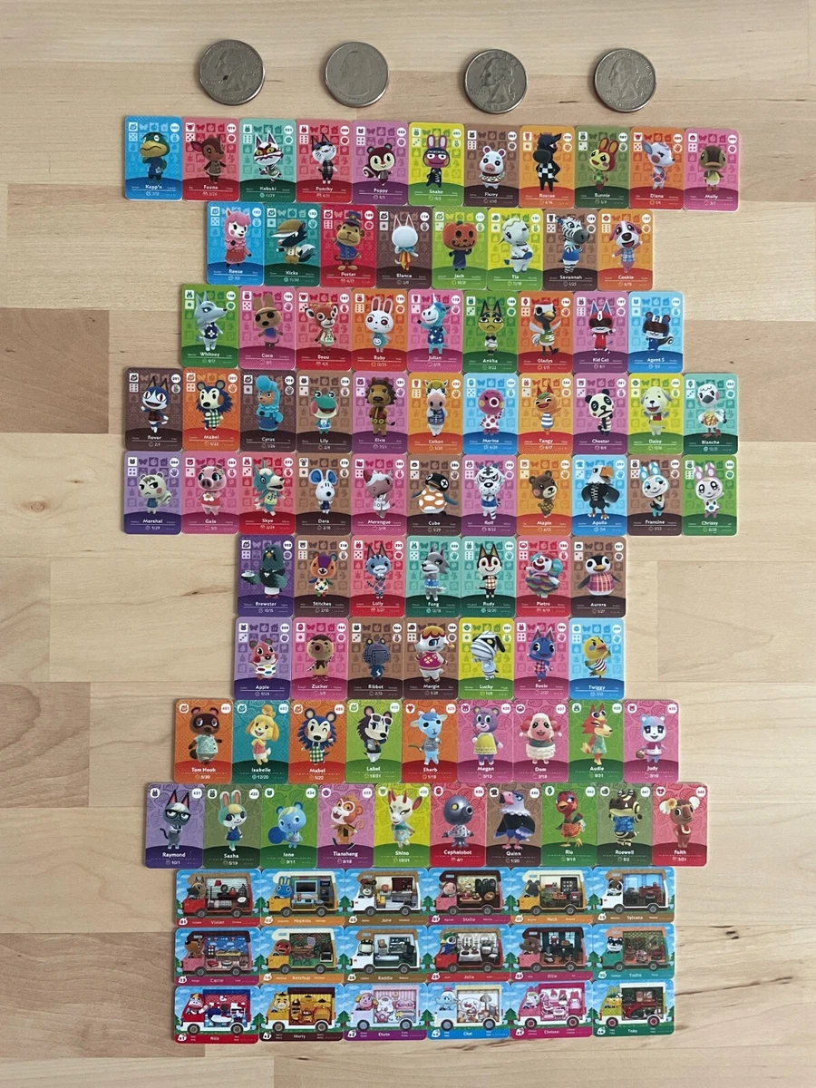 Mini amiibo store cards