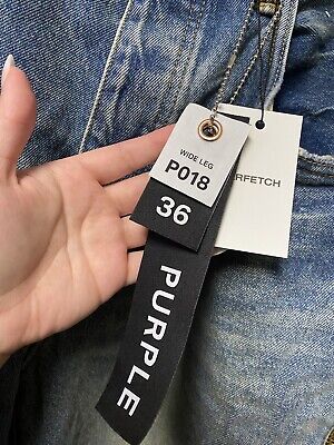 Purple Brand P018 zip wide-leg jeans Size 36 | eBay Purple Brand P018 zip wide-leg jeans Size 36 | eBay