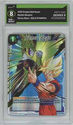 Dragon Ball Super Card Senzu Bean BT1-053 C Gold Stamped Degree 8