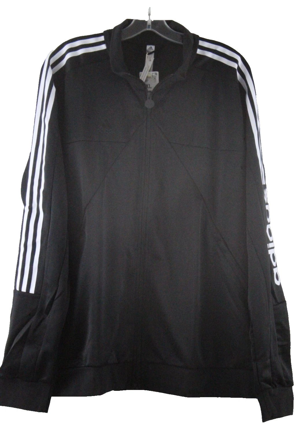 Adidas Men's Tiro 3-Stripes Multi Sport Track Zip Up Top XL Black NWT