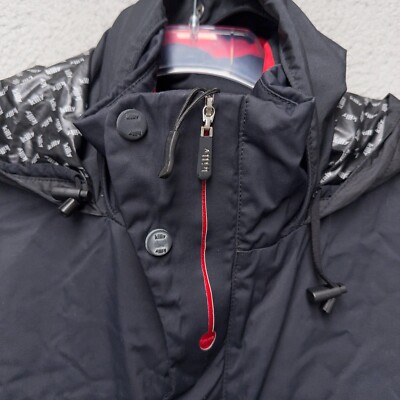 Killy Jacket Womens Sz 40 US Black Gray Smart System Full Zip Hood