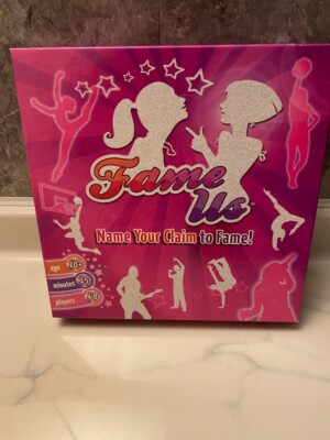 FAME US The Name Your Claim to Fame! A Family Board Game