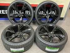 20" Gloss Black Wheels Rims 2753020 Tires For Audi A4 S4 A6 A7 A8 Q5 SQ5 2008 +