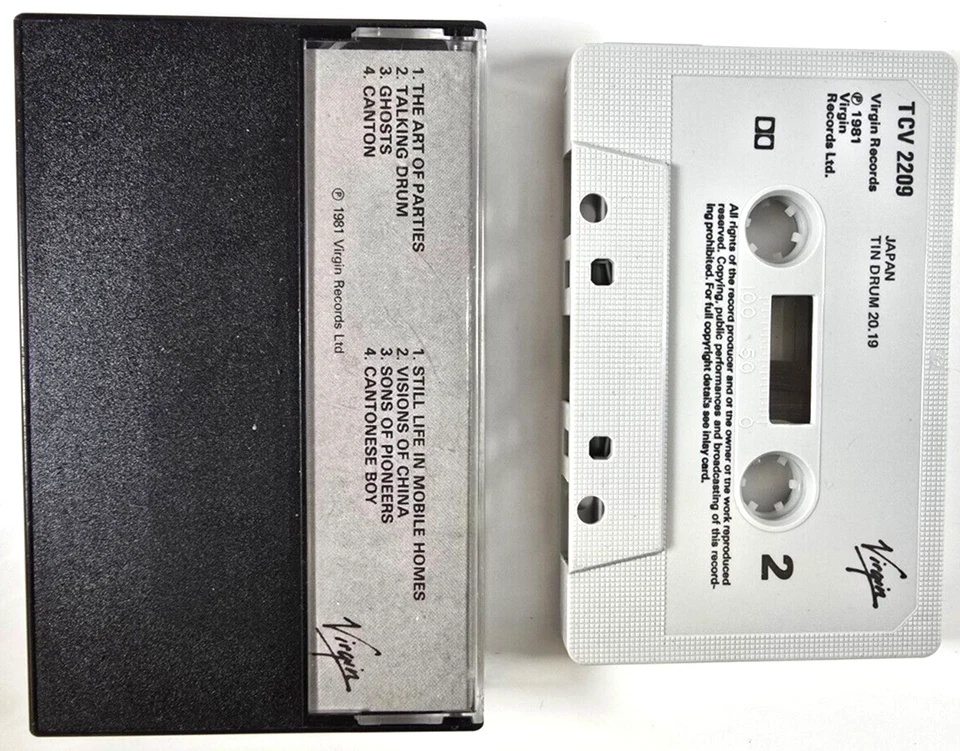 Japan – Tin Drum Cassette Tape 1981 on virgin in Jewel Case - Image 2 of 4