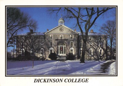 Postcard PA Carlisle Dickinson College Old West Administration Building Landmark