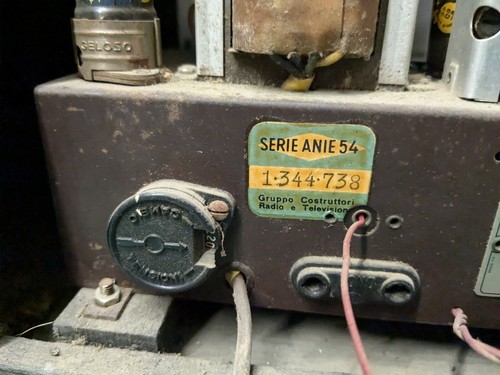 RADIO A VALVOLE GELOSO G114 /U ANNI '50 DA SISTEMARE - Foto 15 di 16
