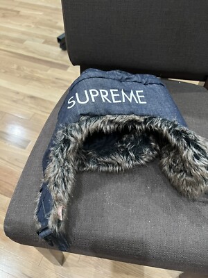supreme 帽子　Script Logos Trooper Supreme Script Logos Trooper Hat Winter Warm | eBay