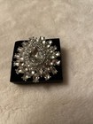 Paparazzi Silver Clear Stone Ring — photo 1