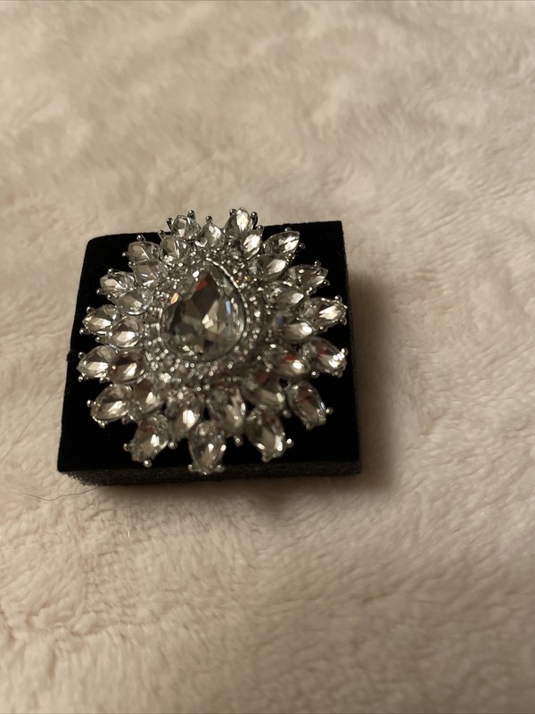 Paparazzi Silver Clear Stone Ring