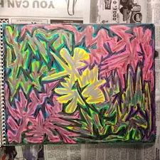 Drawing 11X14" Oil Pastel on Paper