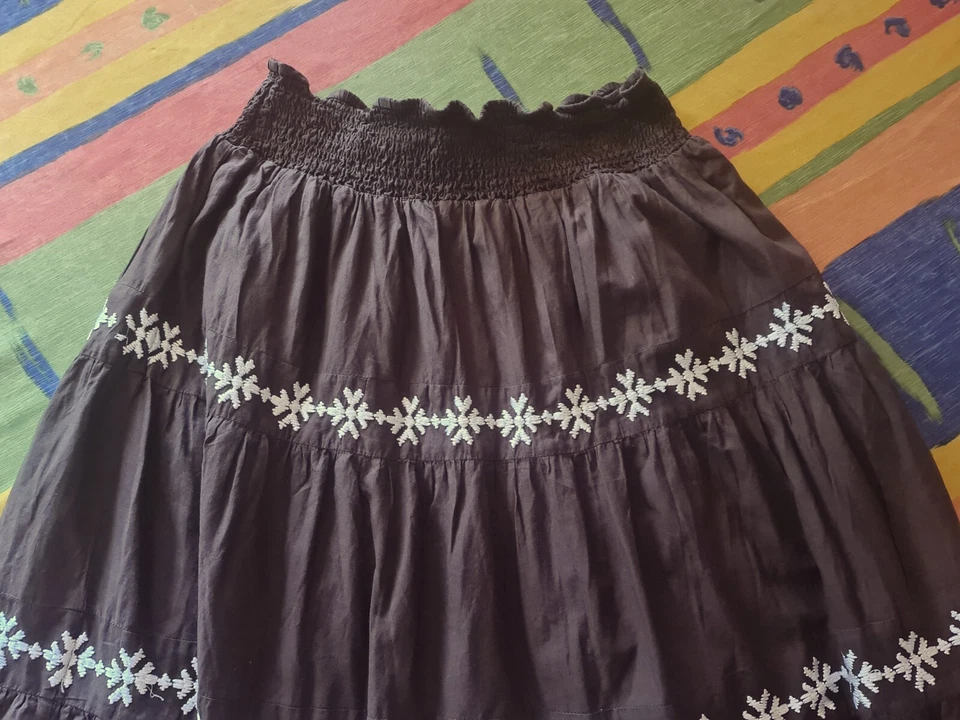 FALDA VINTAGE CHARTER CLUB TRACHTEN OKTOBERFEST DIRNDL TIROL MUJERES: EE. UU. 12/UE 40 Foto 4 de 4