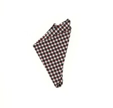 Original Penguin Mens Red 'Check' 100 Cotton Pocket Square 140005
