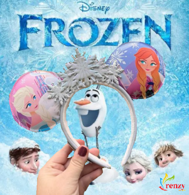 Disney Parks Anna Elsa Frozen Snowflake Loungefly Minnie  display picture 1
