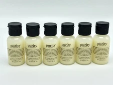 LOT: 6 PHILOSOPHY Purity Made Simple One-Step Facial Cleanser 1oz/30ml each SEAL
