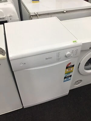 bellini 45cm white 9 place setting 6 programs dishwasher