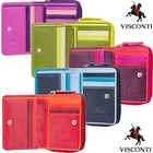 Visconti Women's Hawaii Gift Boxed RFID Small Real Soft Leather Purse Wallet