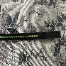 Lime Green Diamonte Browband- Black- X Full/ 17”