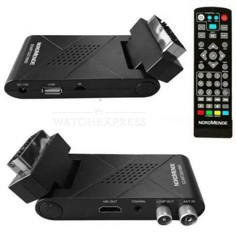 Decoder Digitale Terrestre HD Presa Scart 180° Tv Mini DVB T2 USB E HDMI - Immagine 3 di 4