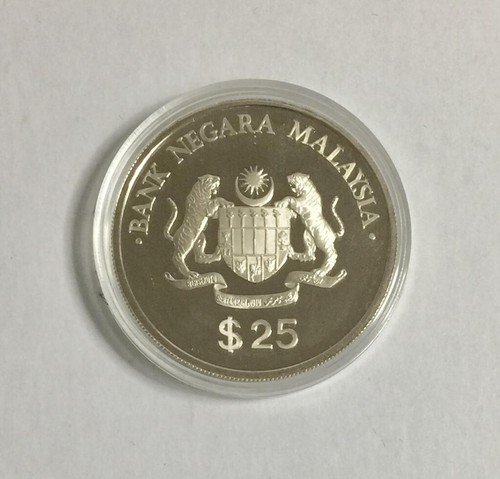 Mazuma *MC1321 Malaysia 1986-1990 $25 5th Malaysia Plan Proof With COA.0079 - Picture 2 of 4