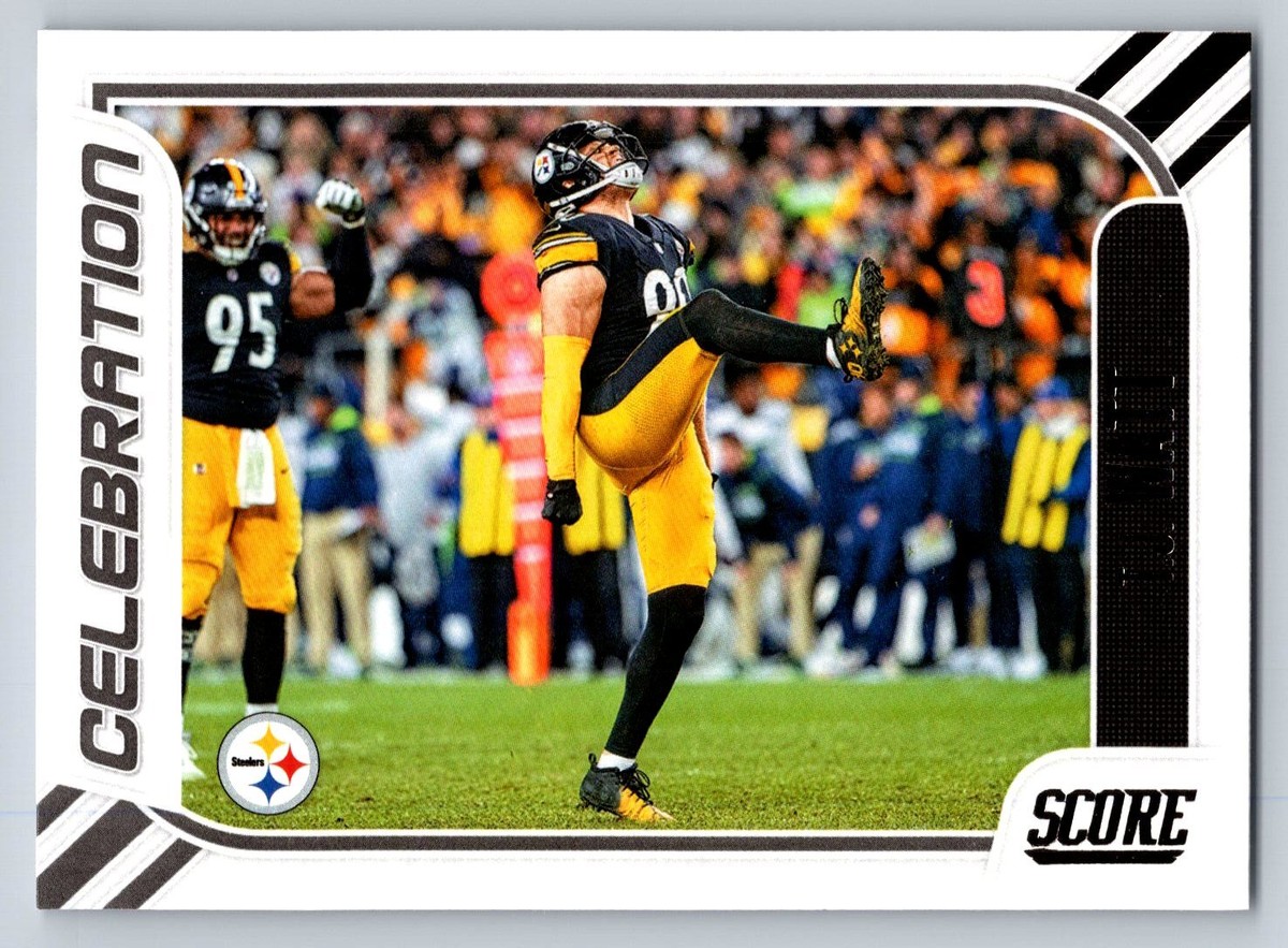 2023 Panini Score #15 T.J. Watt Celebration Steelers | eBay