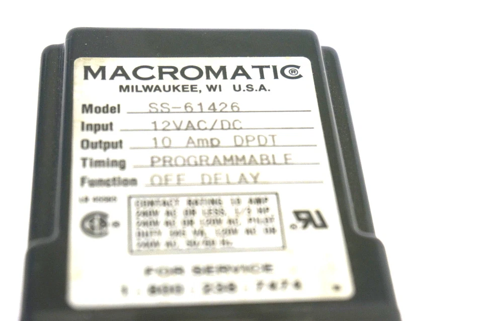 NEW MACROMATIC SS-61426 RELAY SS61426 - Image 3 of 3