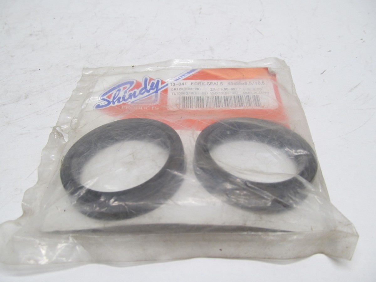SHINDY FORK SEALS 13-041 CR125 ZX-11 TL1000 VMX12 NOS | eBay