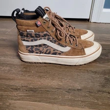 Vans Sk8-Hi MTE-2 Waterproof Boot Leopard Chipmunk VN0007NKA0A Men's 8.0 W9.5