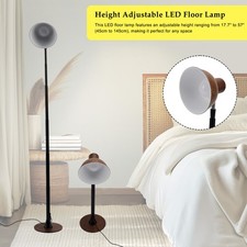 Dimmable Adjustable LED Floor Table Lamp for Living Room/Office-Black 3 Colors
