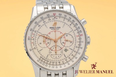 Breitling Montbrillant Navitimer A41370 Chronograph Stahl Automatik 38mm