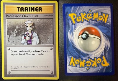 PROFESSOR OAK'S HINT 84/108 EVOLUTIONS REVERSE HOLO POKEMON NEAR MINT
