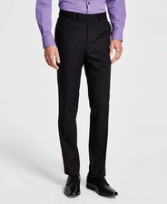 Kenneth Cole Reaction Ready Flex Slim-Fit Suit Pants  19B 1049 New