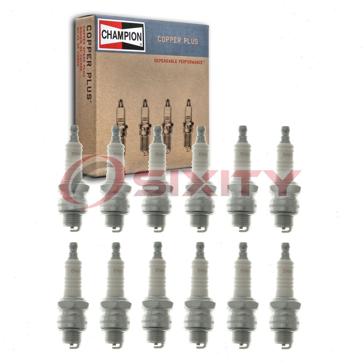 12 pc Champion Copper Plus Spark Plugs for 1934 Pierce-Arrow Model 1248A bj