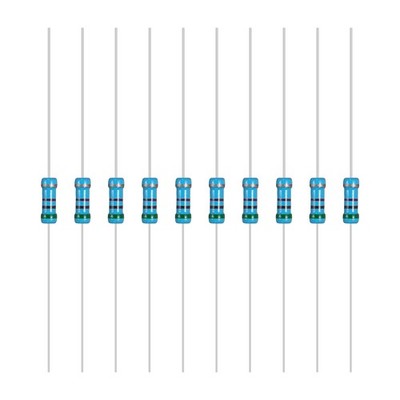 200 Pcs Carbon Film Fixed Resistor, 1/2W(0.5 Watts) 5.1K Ohm 5% Tolerance