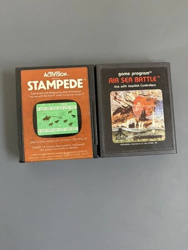 Atari 2600 Stampede Video GAME CARTRIDGE ONLY Activision Tested Works