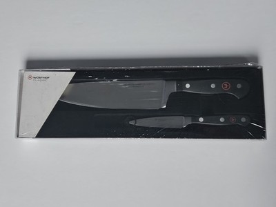 WÜSTHOF Classic 2-Piece Chef's Knife Set, Black NEW