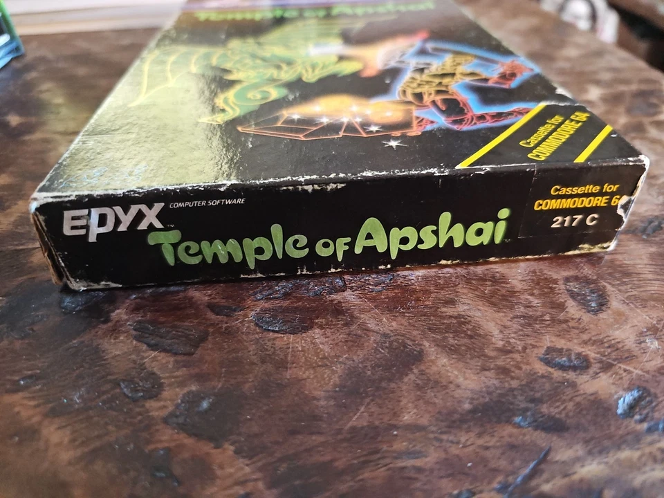 Temple of Apshai (1983, Epyx) Commodore 64 Cassettes Complete in Box w/ Manual - Image 3 of 4
