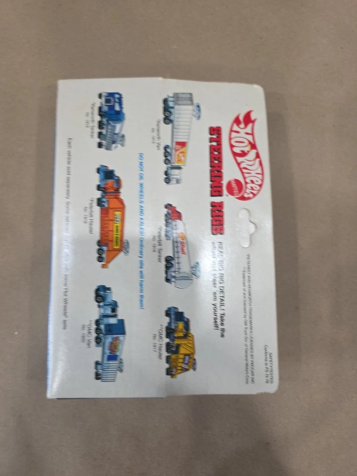  Semirremolque Peterbilt 1980 Hot Wheels plataforma de dirección Bob's Sand & Gravel sin perforar Foto 4 de 4