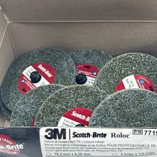 3M Scotch-Brite Roloc Deburring Wheel 3x1/4in 77199 (10PK)