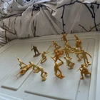 Lot 19 VINTAGE  Marx Or BMC toy SOLDIERS JAPANESE WORLD WAR II