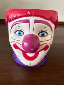 Vintage Ringling Bros and Barnum & Bailey Circus Plastic Clown Mug Cup