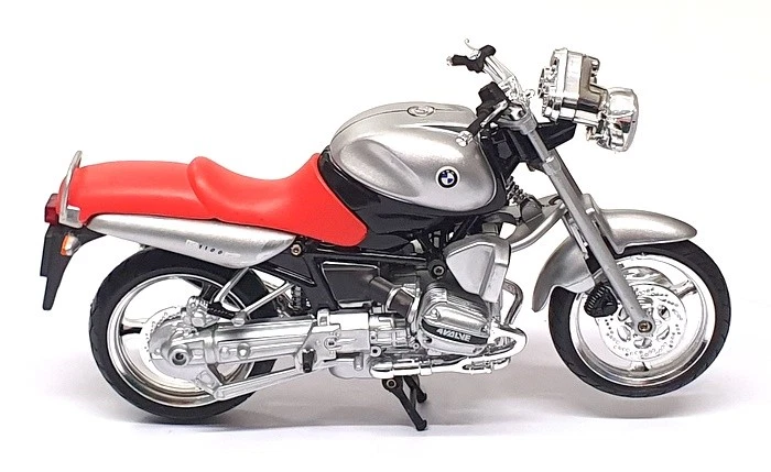 Nuevo Ray Escala 1/12 43553 - Moto BMW R1100R - Plateado/Rojo Foto 3 de 4