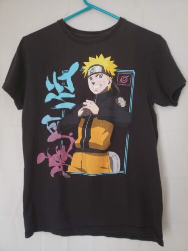 Naruto Uzumaki Shippuden Men's Crunchyroll Anime T-Shirt Black