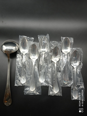 Lot De 7 Couverts SAINT-MEDARD Modèle Acanthe - Métal Argenté - Neuf Sous Blister
