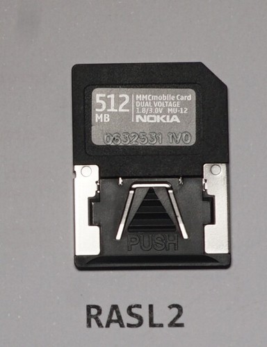 MMC MultiMedia Memory Card + SD Adapter, For Nokia Etc Devices Rare - Picture 15 of 22