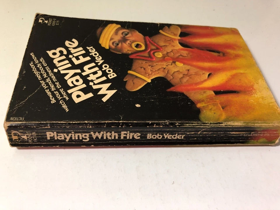 b Bob Veder PLAYING with FIRE 1983 First Pocket Books Pyromania - Image 3 of 4
